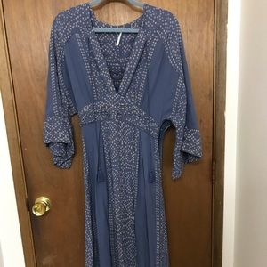 Free People Blue Dress